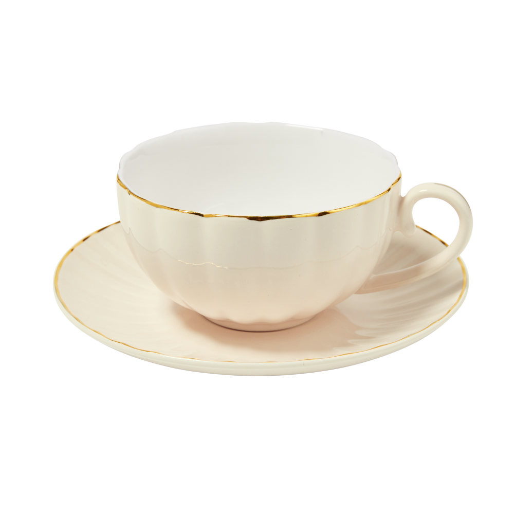 high-tea-cup-saucer-Yellow