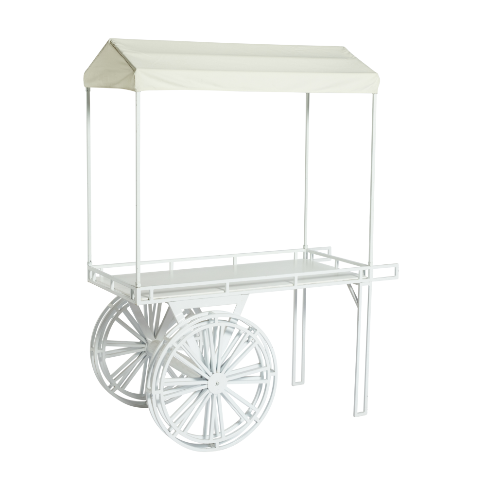 flower-cart-ivory canopy