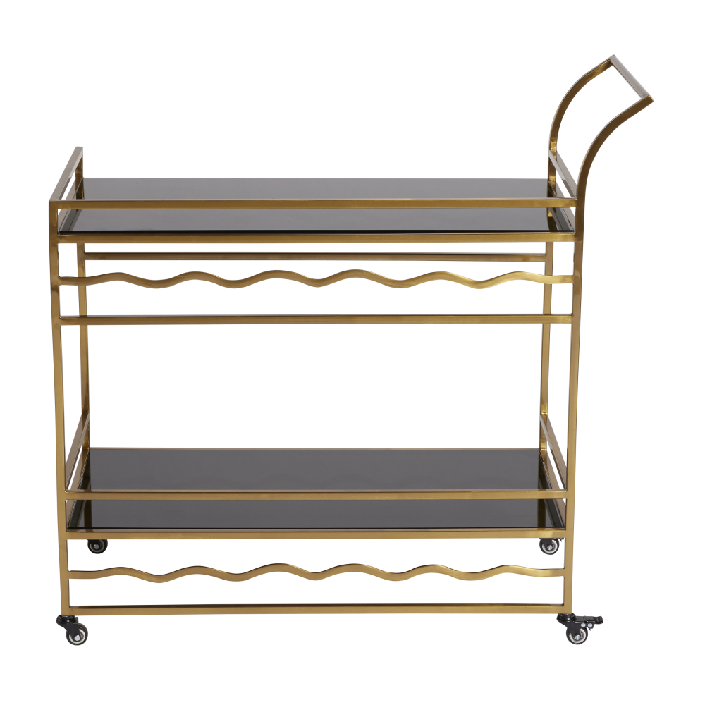 wavy-bar-cart-brushed-gold